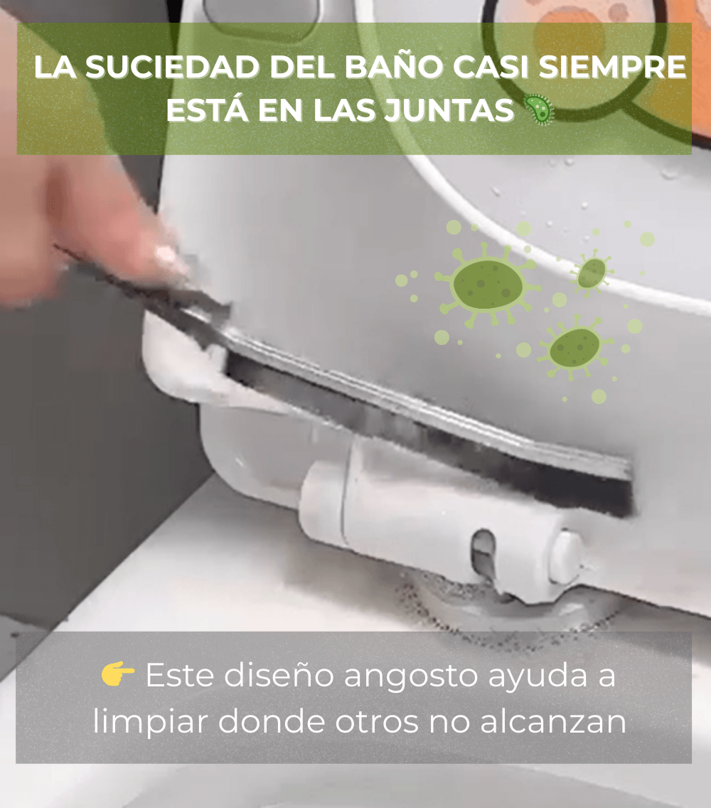 CEPILLO MULTIUSO                 Limpia ranuras y juntas difíciles 🫧