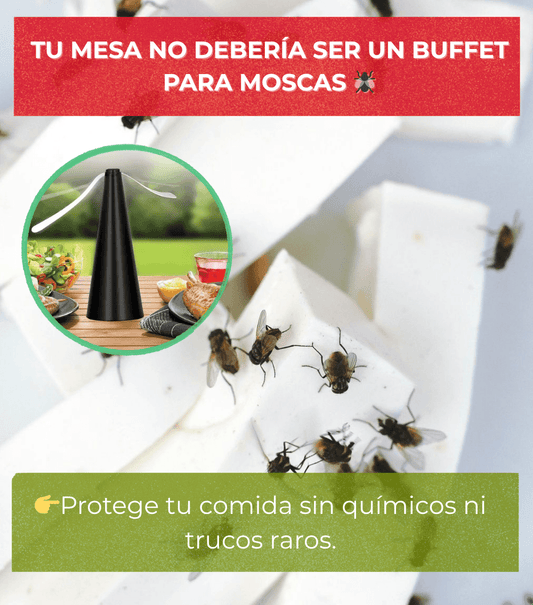 ¡Ventilador Repelente de Moscas!