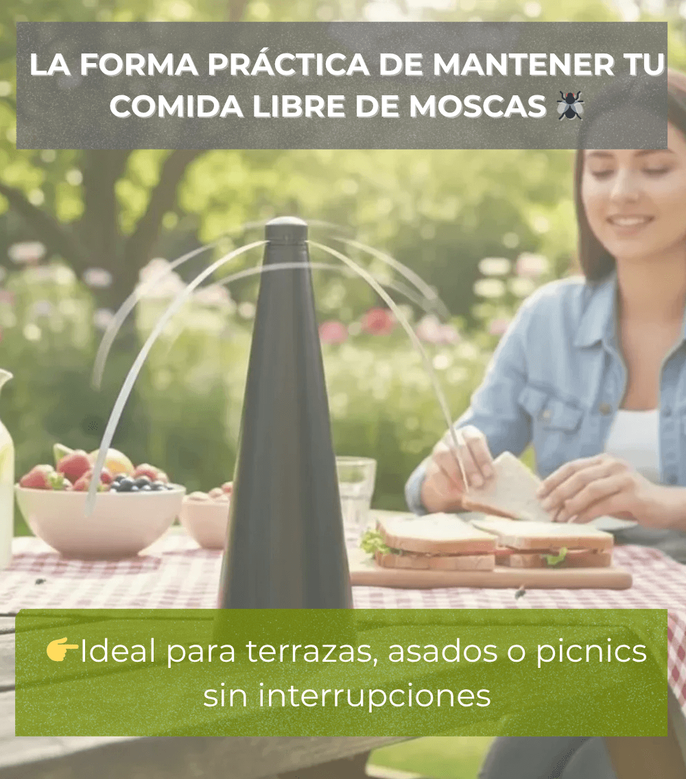 ¡Ventilador Repelente de Moscas!