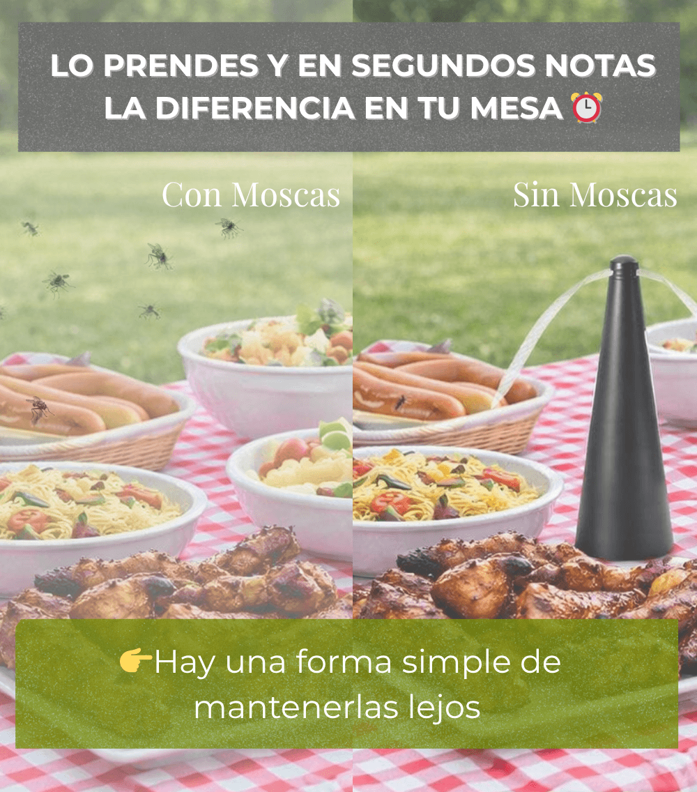 ¡Ventilador Repelente de Moscas!