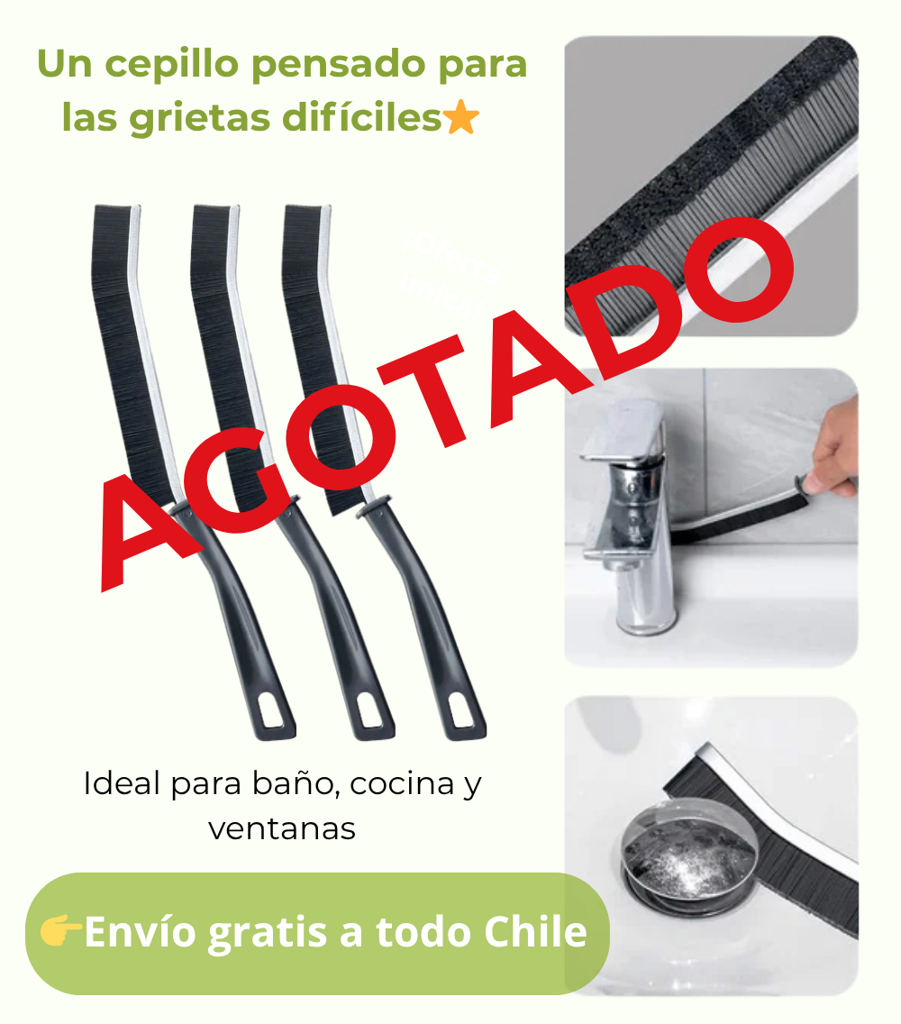 CEPILLO MULTIUSO                 Limpia ranuras y juntas difíciles 🫧